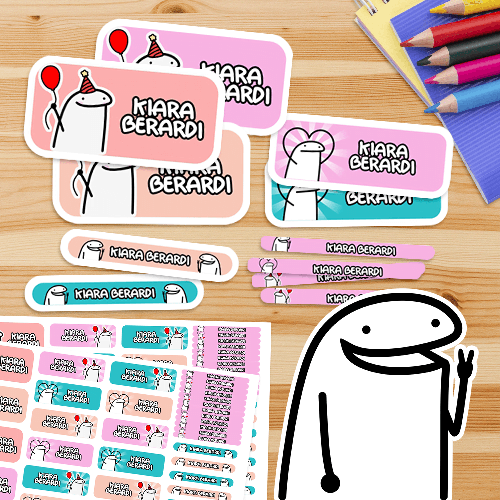 Etiquetas Escolares para Imprimir | Flork (Archivo Digital PDF)