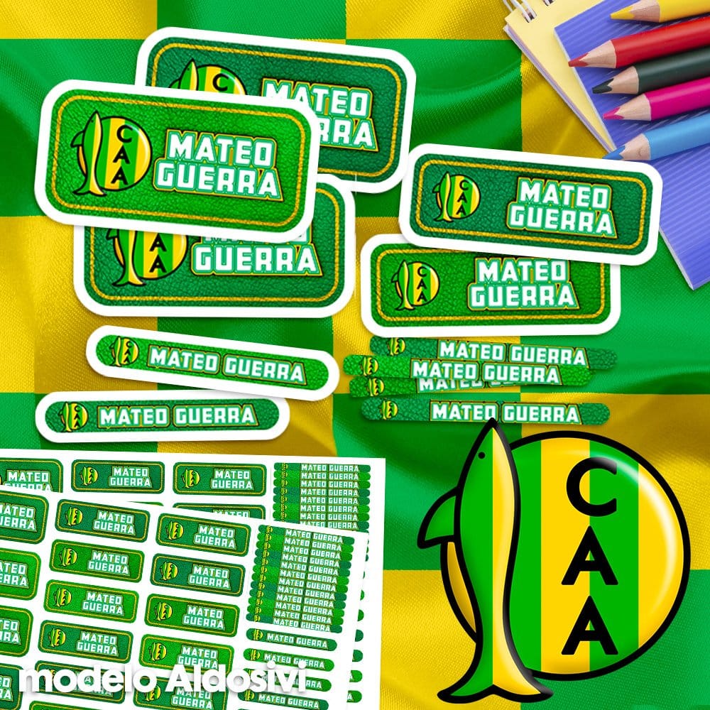 Etiquetas Escolares - Aldosivi