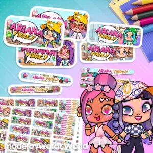 Mundo Avatar - Etiquetas personalizadas