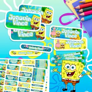 Bob Esponja - Etiquetas Personalizadas