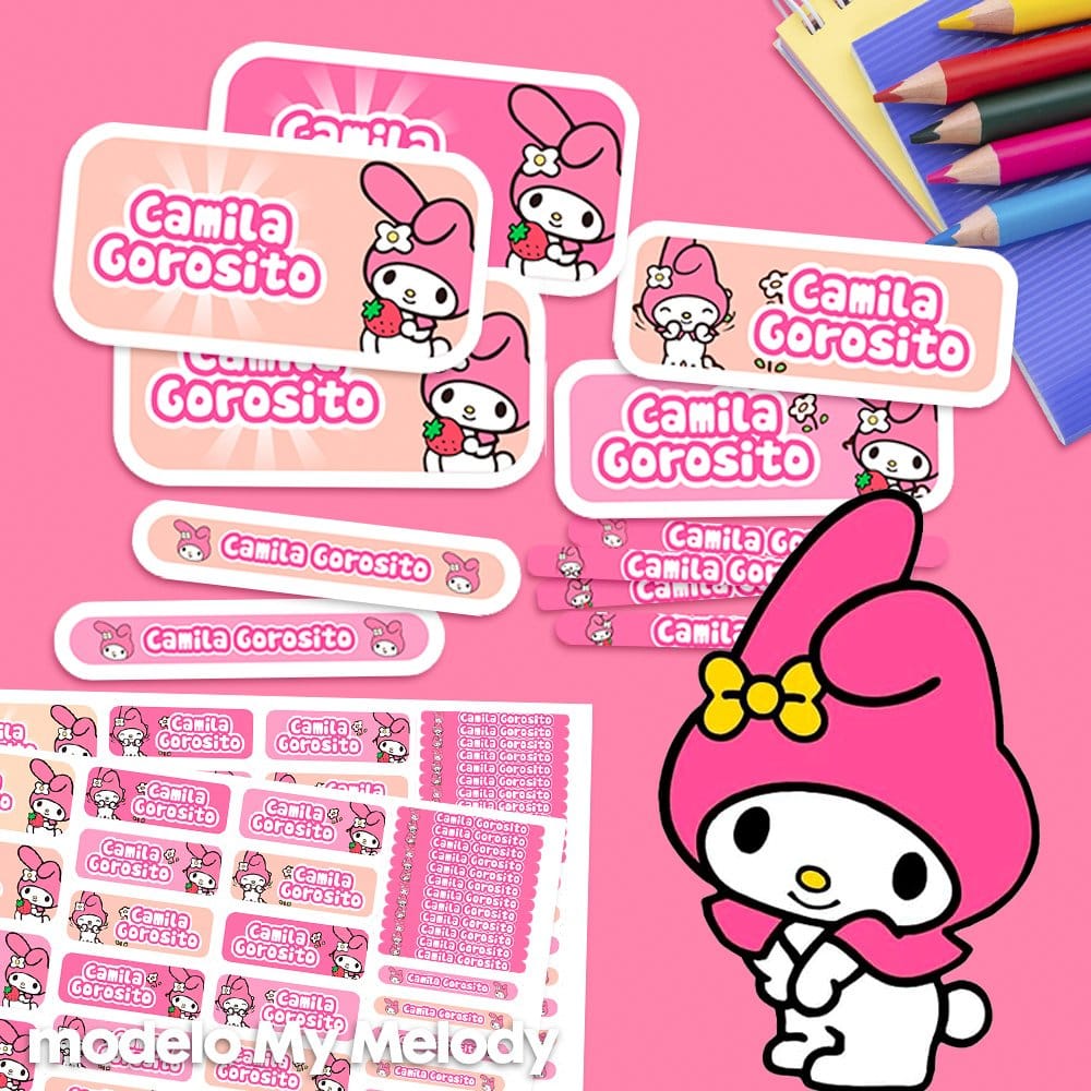 Etiquetas Escolares - My Melody