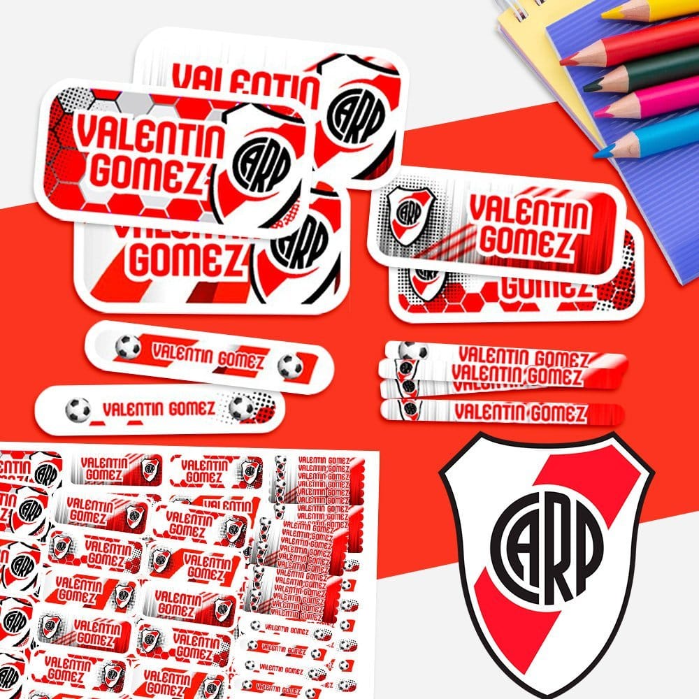 Etiquetas Escolares - River Plate