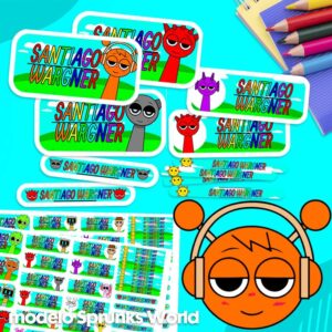 Sprunks Mundo - Etiquetas personalizadas