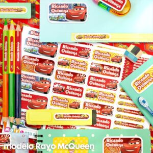 Rayo McQueen - Etiquetas Personalizadas