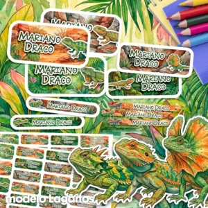 Lagartos - Etiquetas Personalizadas